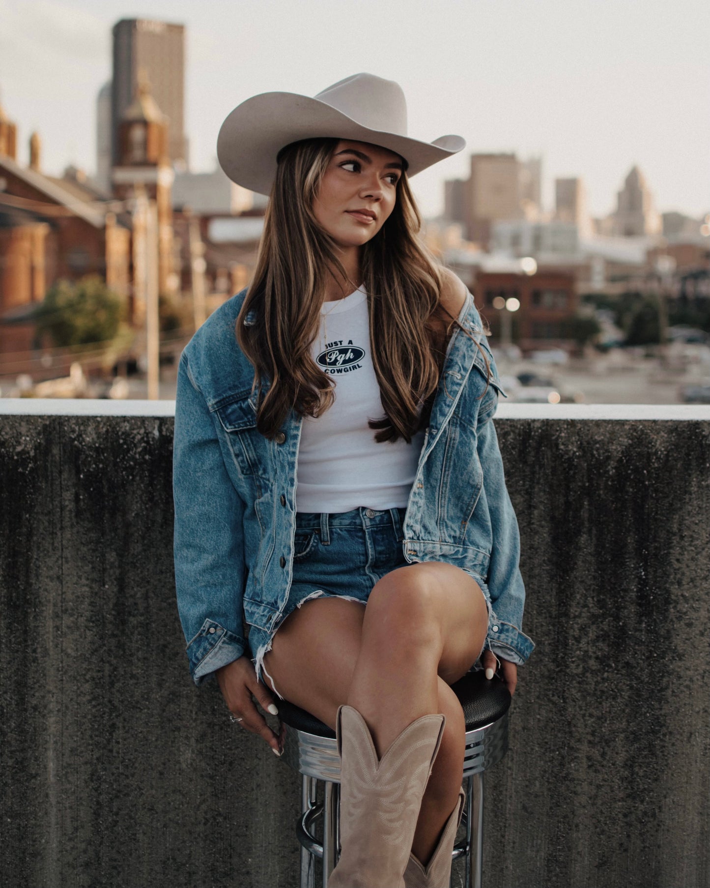 Just A Pgh Cowgirl Tank